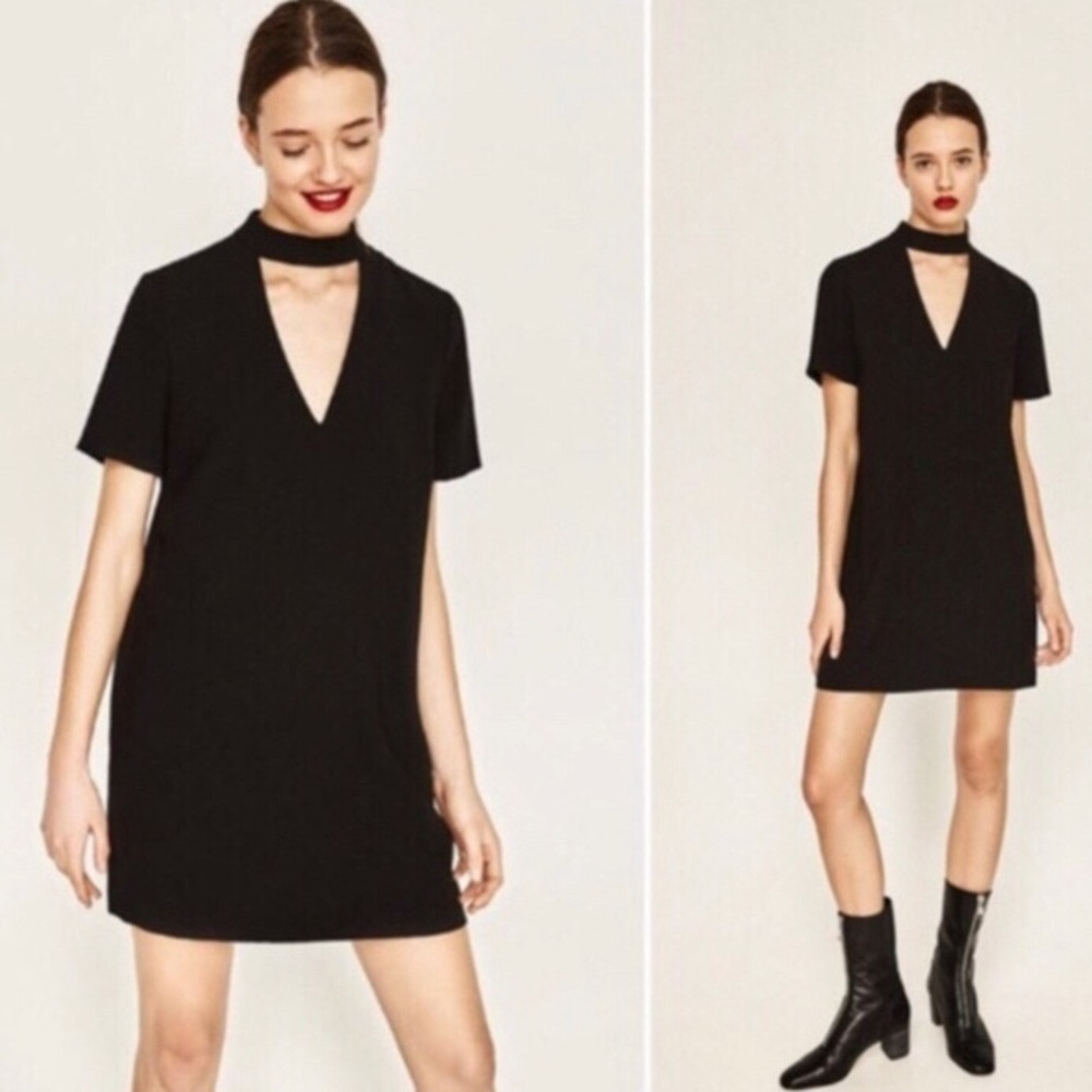 Zara chocker mini dress